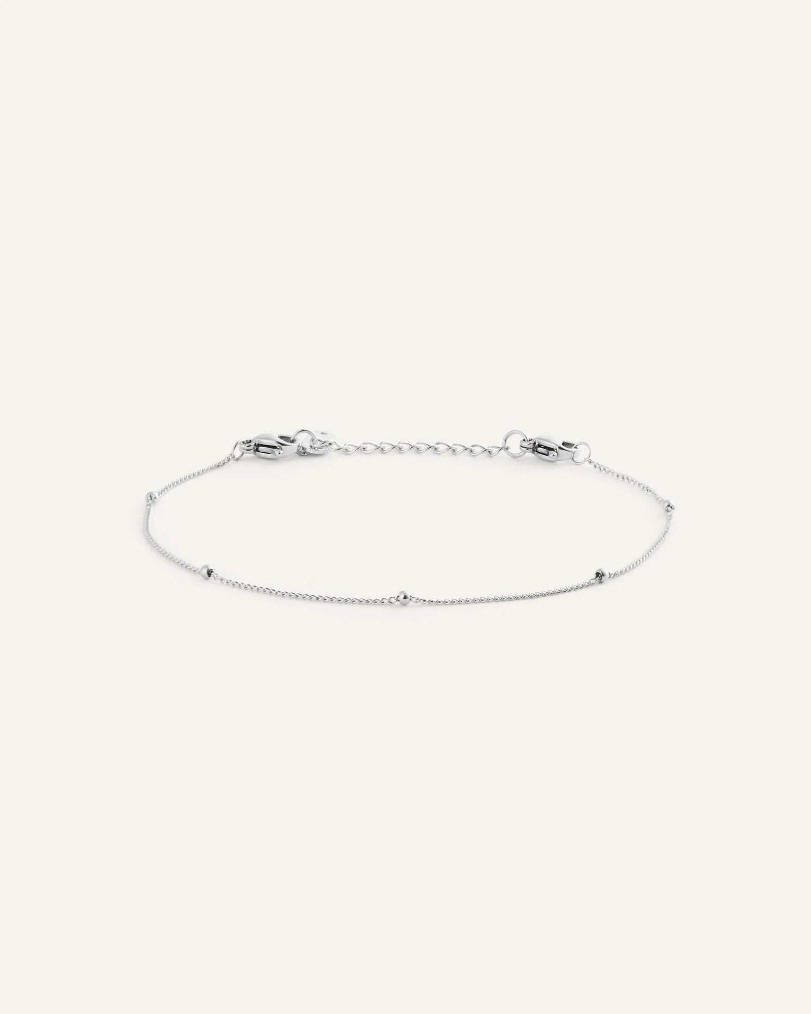 Beaded Chain Steel Bracelet - Image 6
