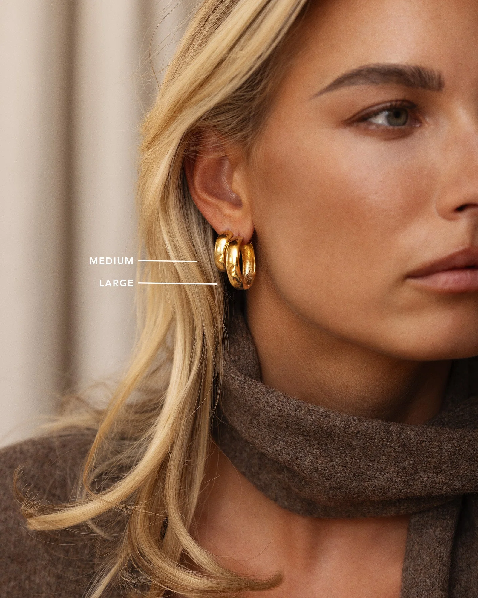 Brave Large Hoops - Image 7
