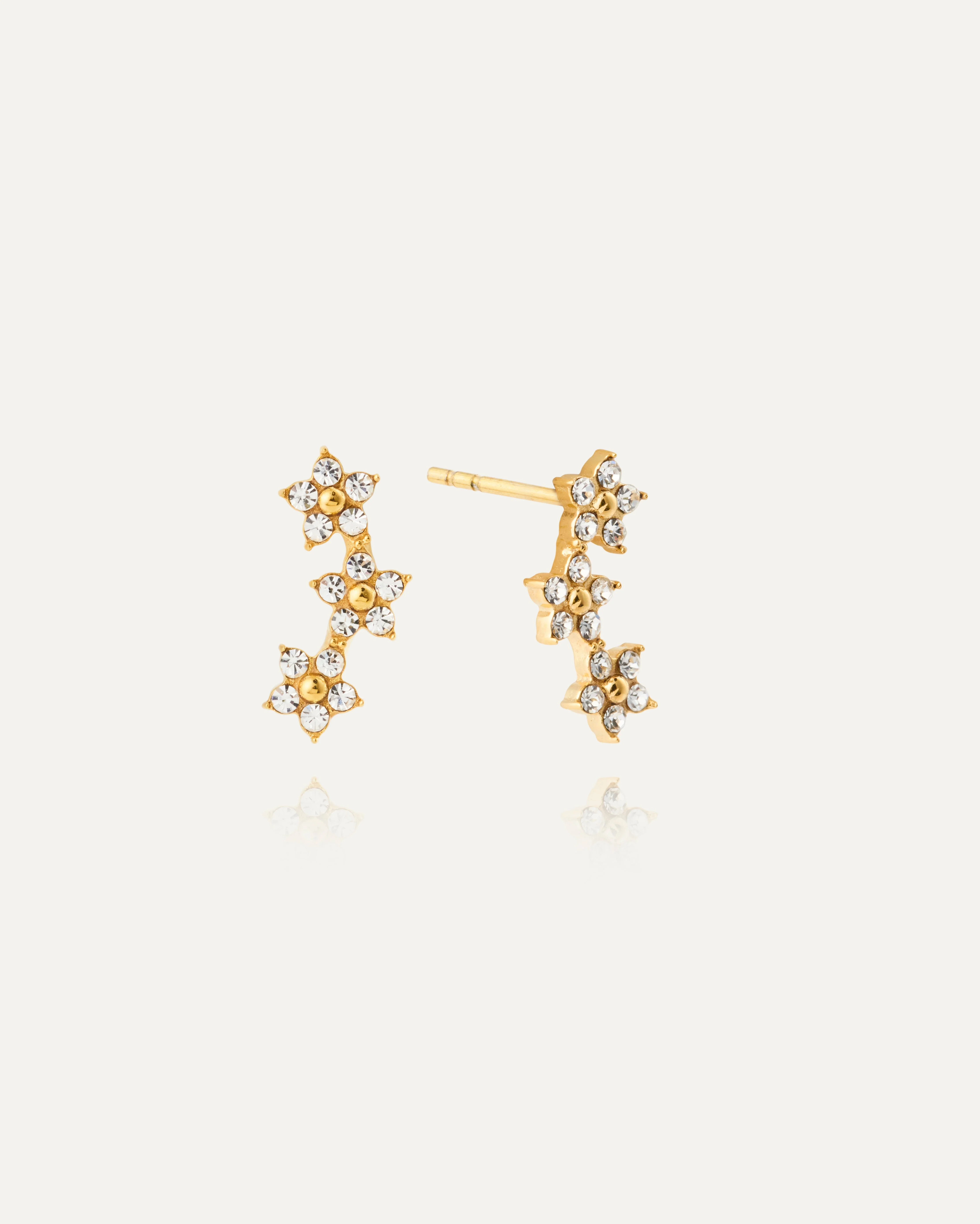 Ellie Gold Studs - Image 4