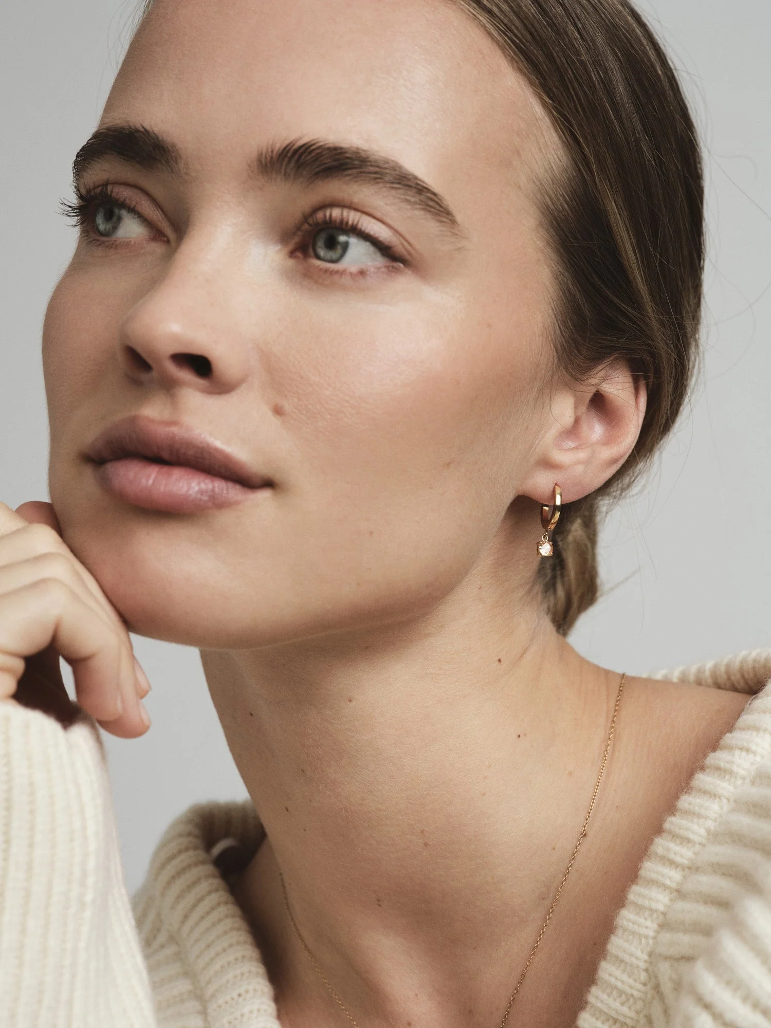 Jolie Champagne Hoops - Image 2