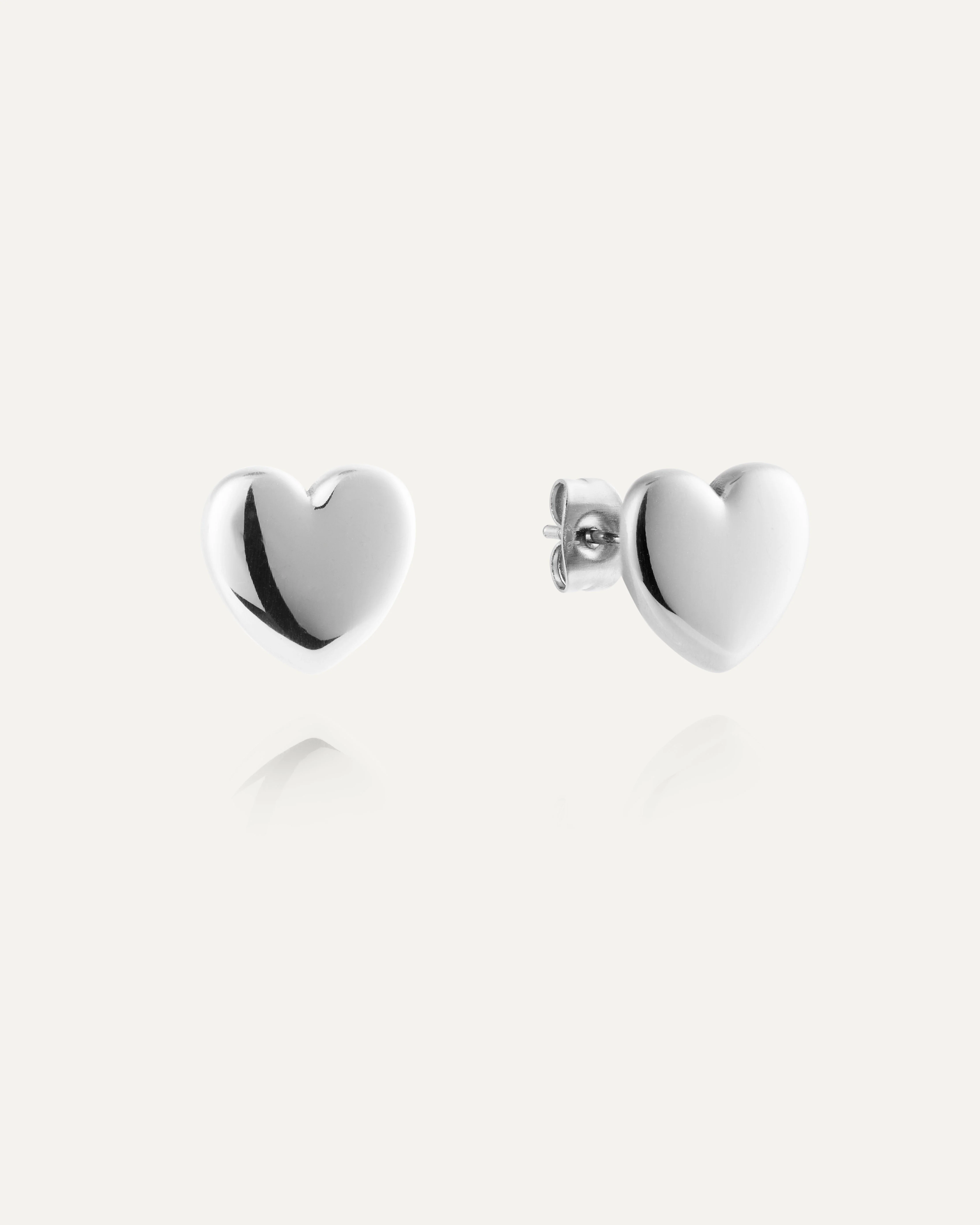 Love Steel Large Studs - Image 4