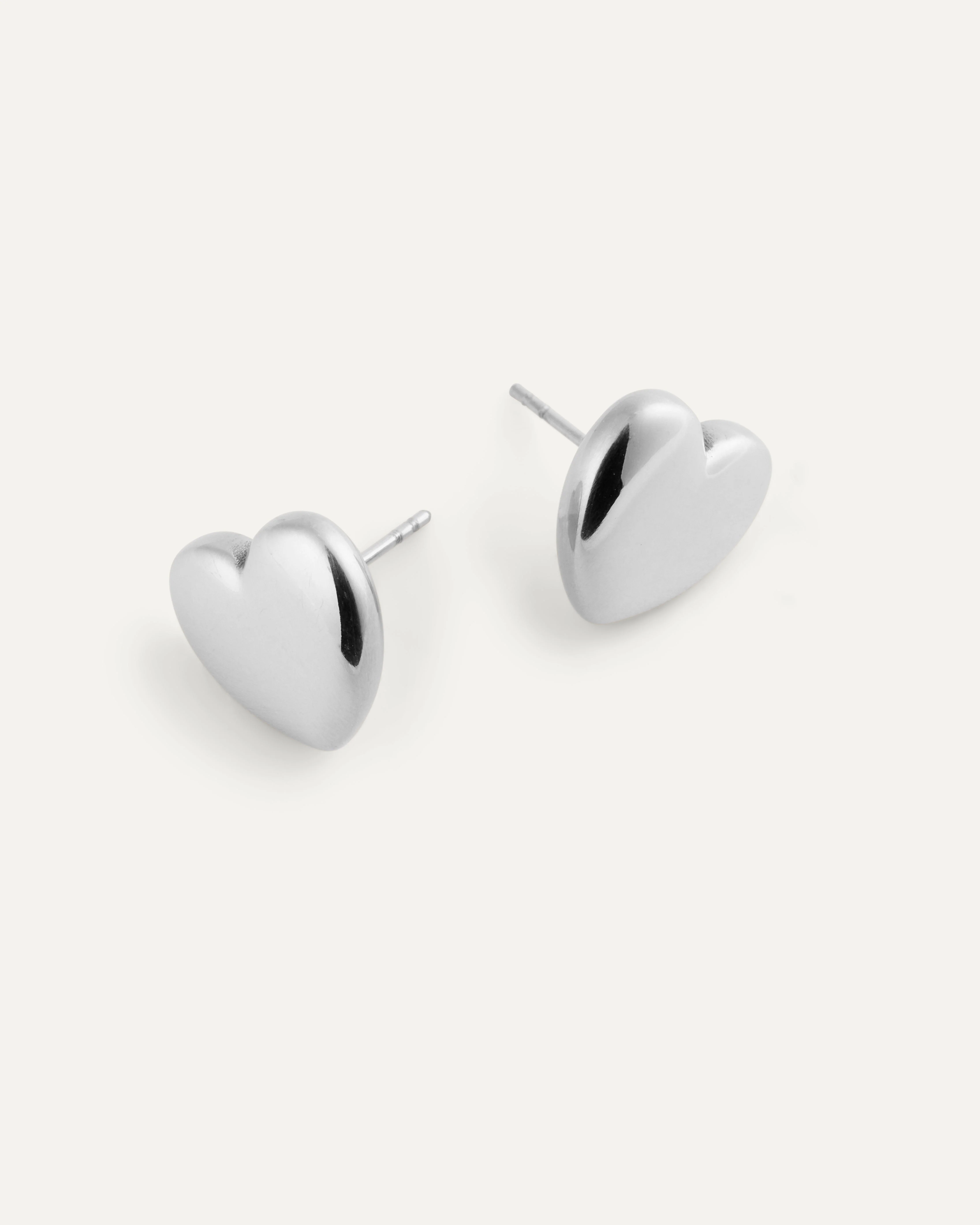 Love Steel Large Studs - Image 5