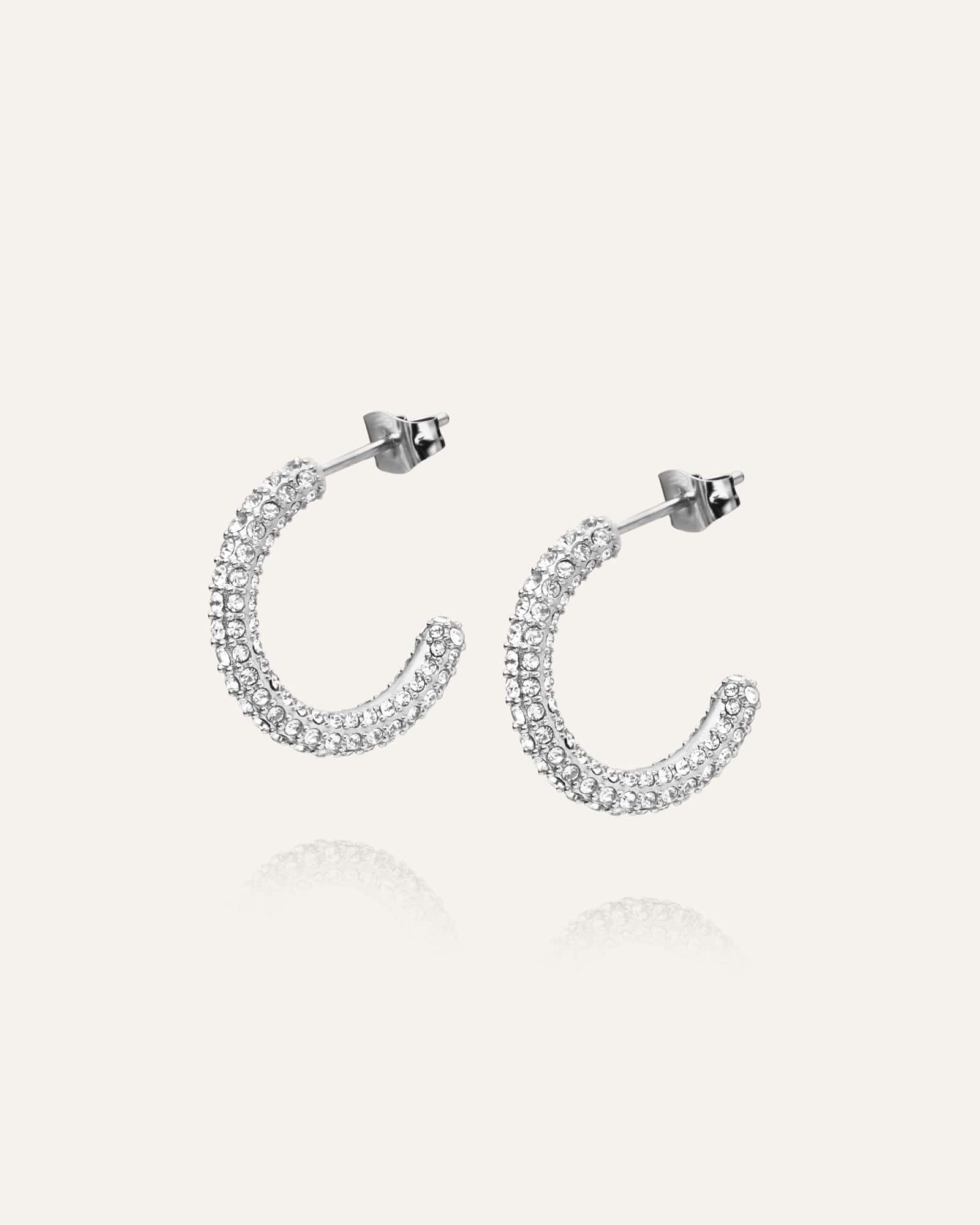 Pavé eternal large earrings - Image 4