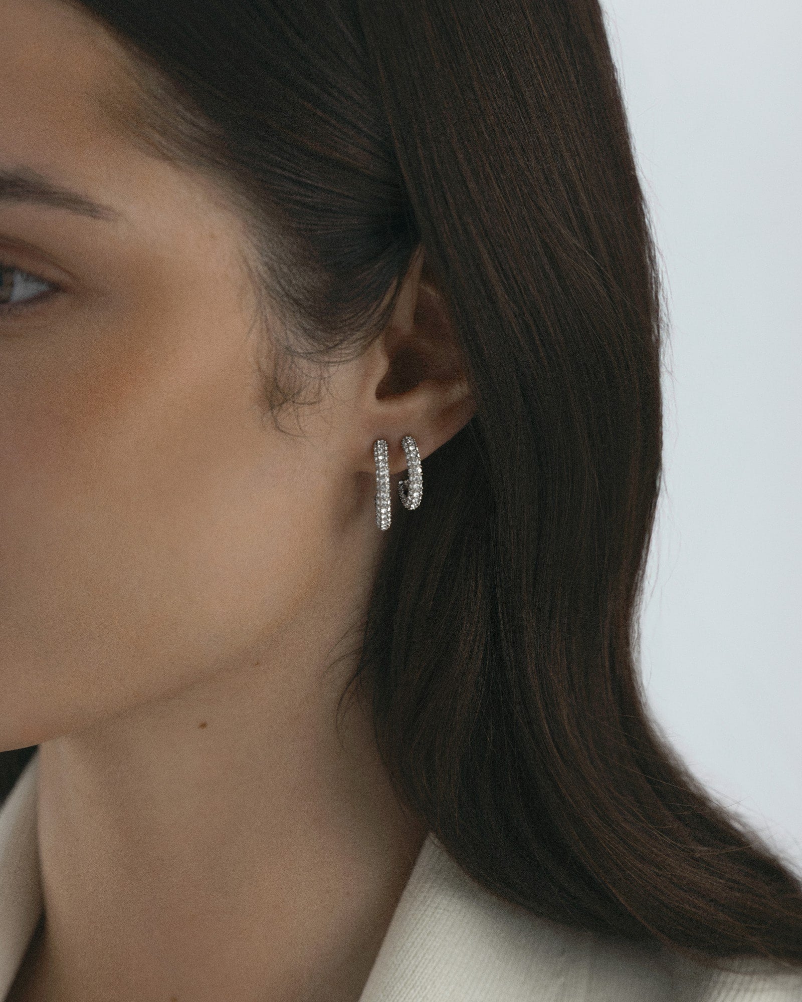 Pavé eternal large earrings - Image 6