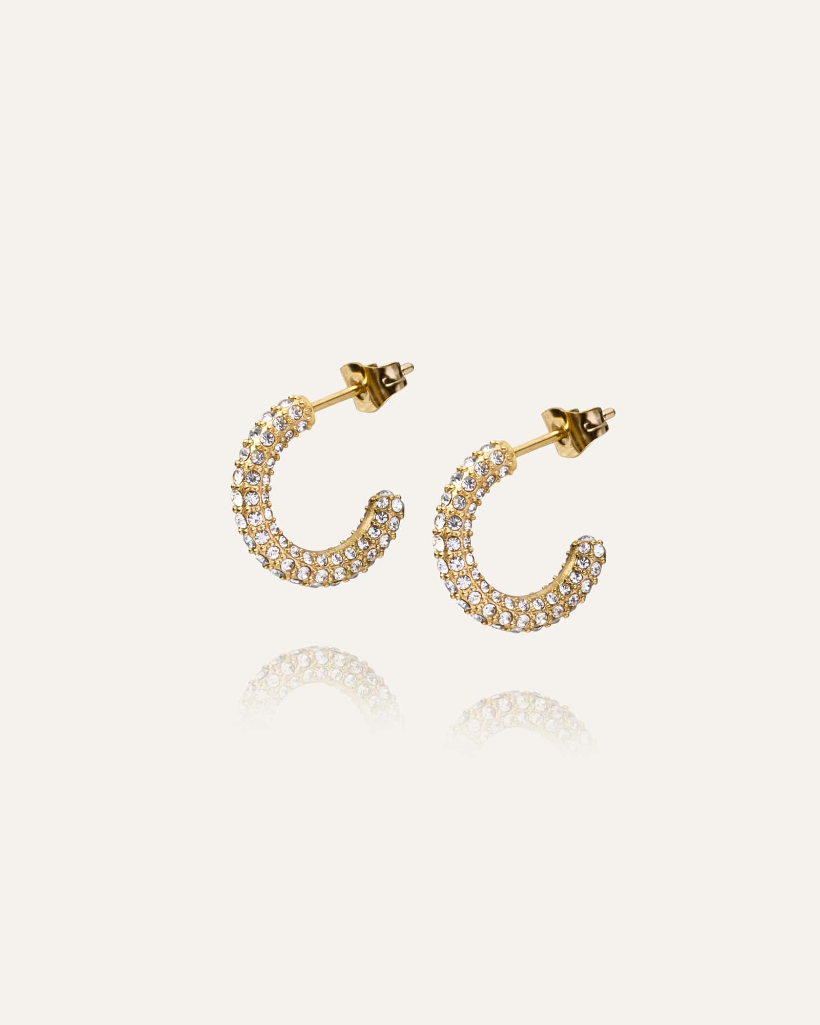 Pavé eternal medium earrings - Image 4