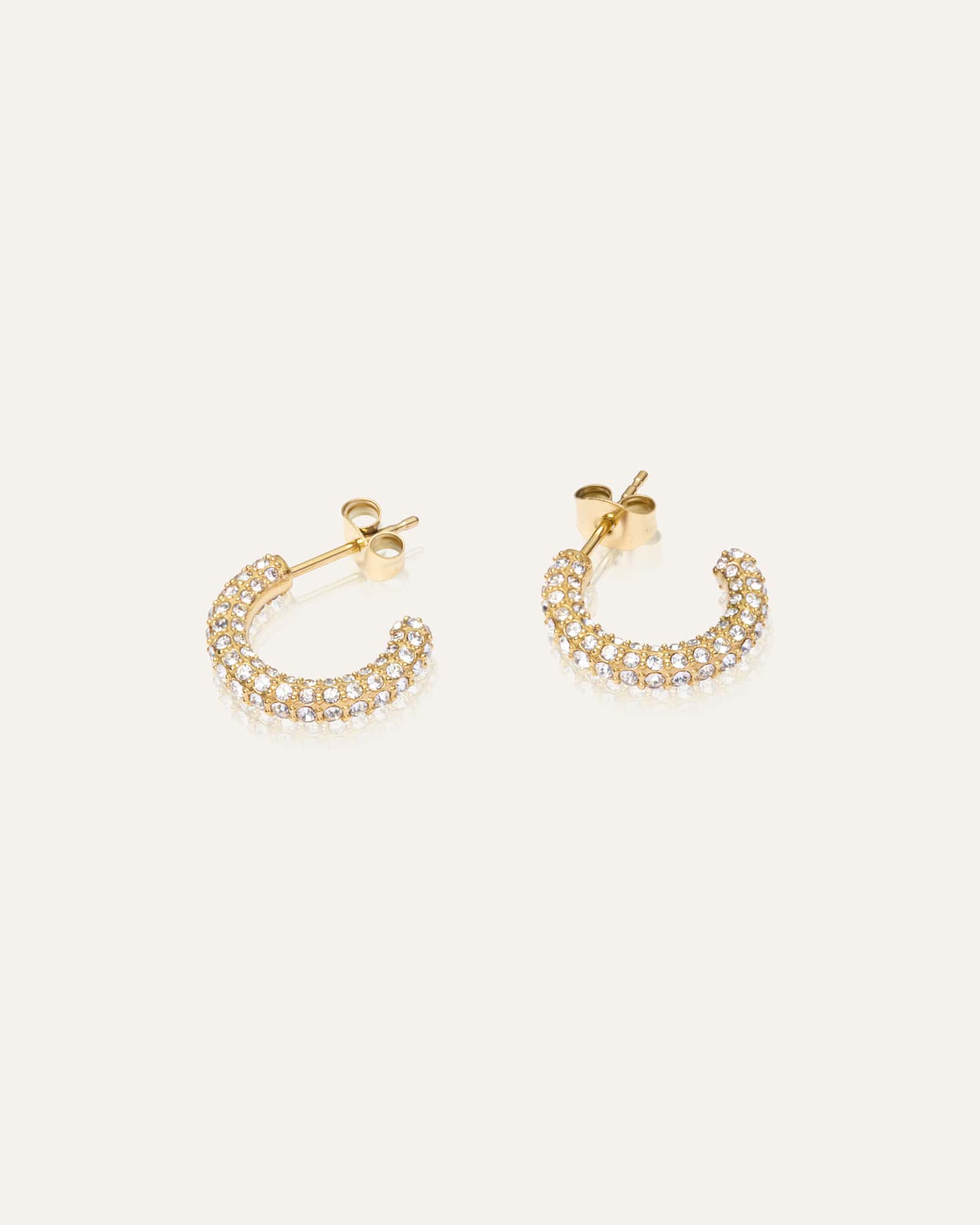 Pavé eternal medium earrings - Image 5