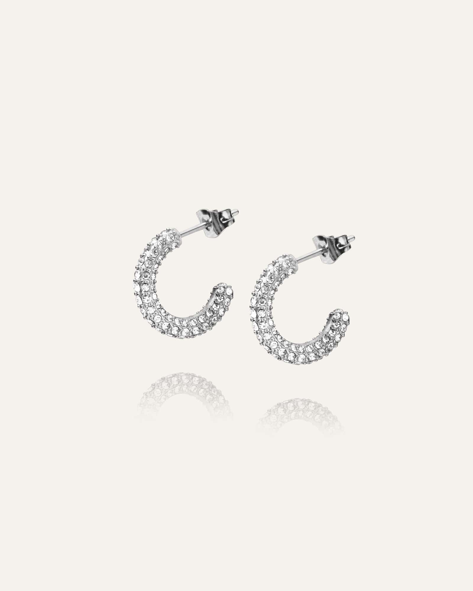 Pavé eternal medium earrings - Image 4