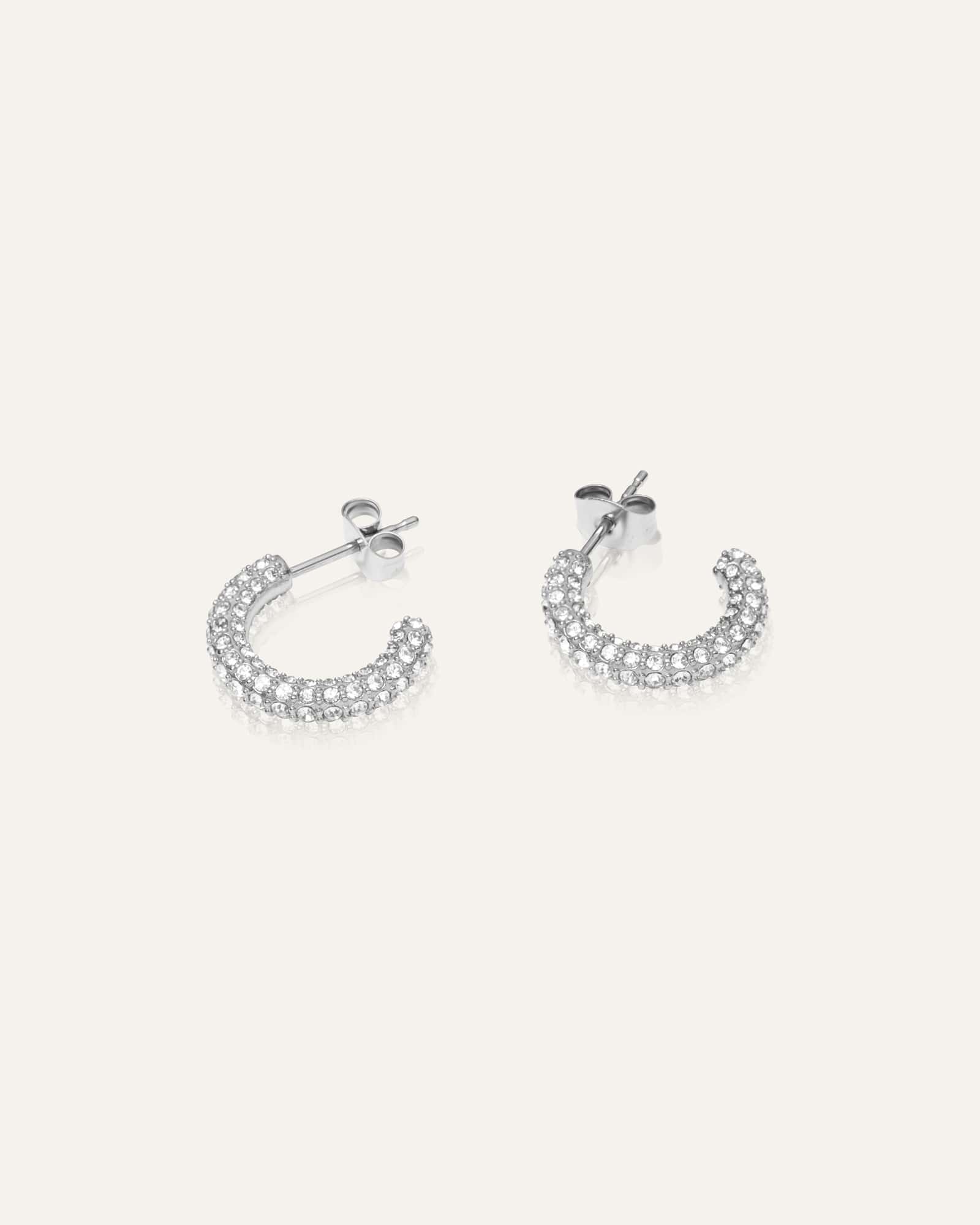 Pavé eternal medium earrings - Image 5