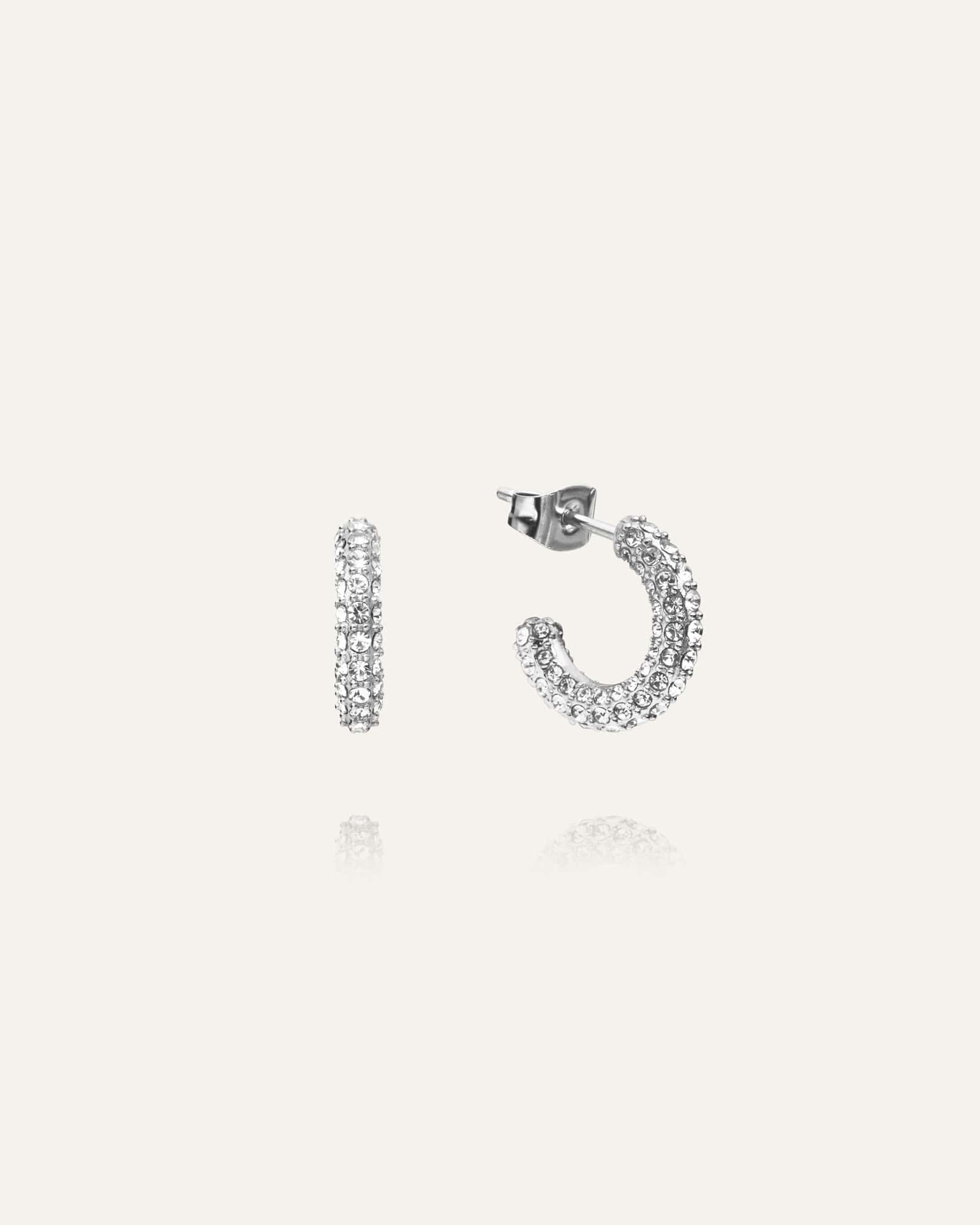 Pavé eternal small earrings