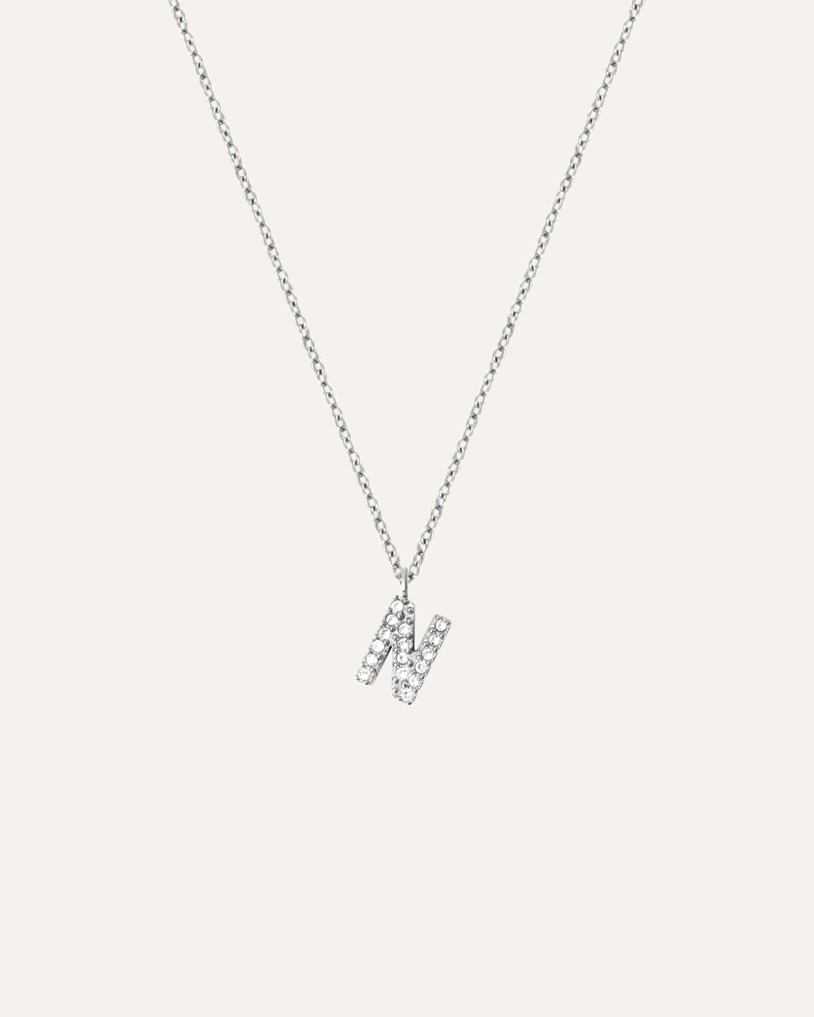Petite Stone Letter Necklace - Image 18