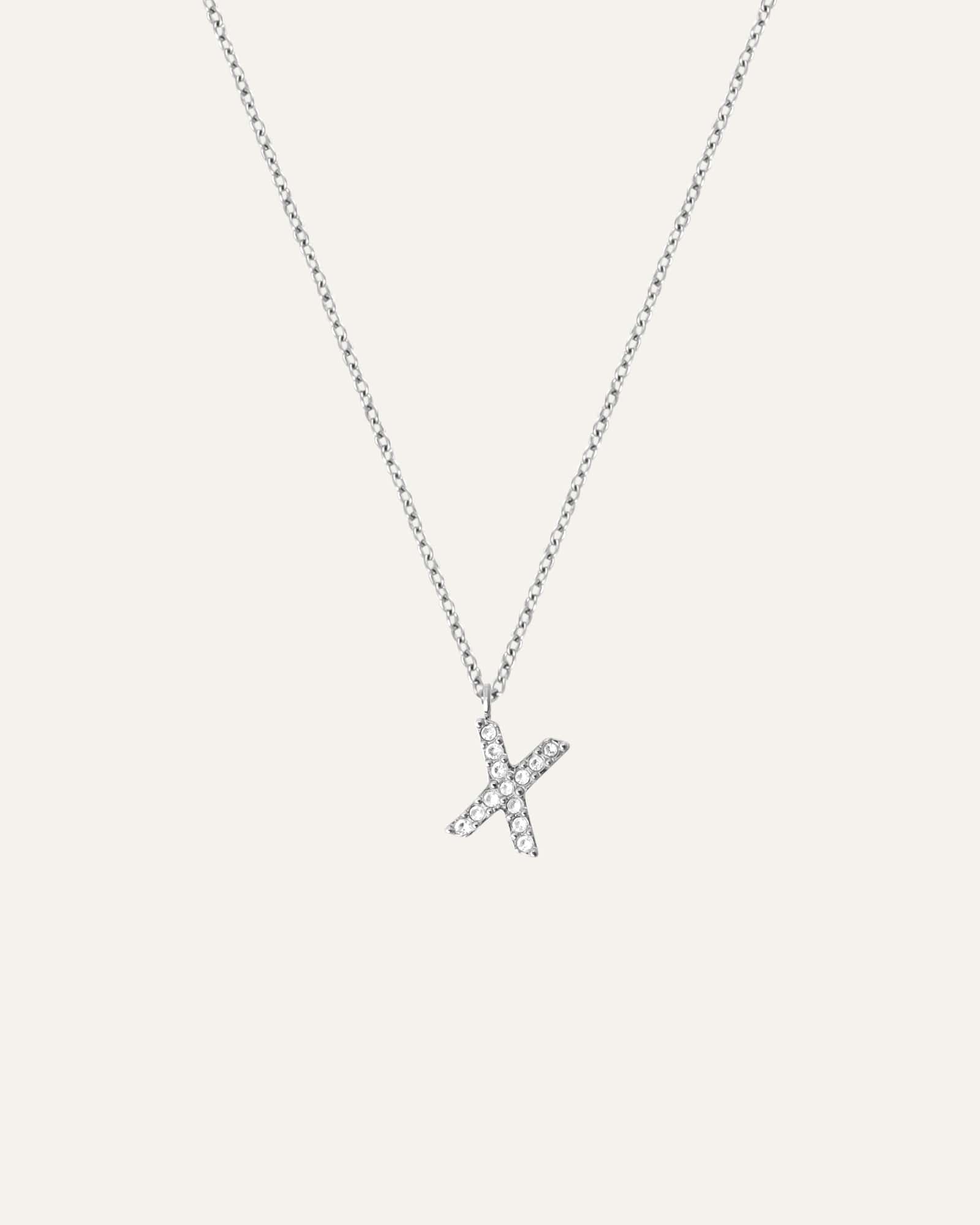 Petite Stone Letter Necklace - Image 28