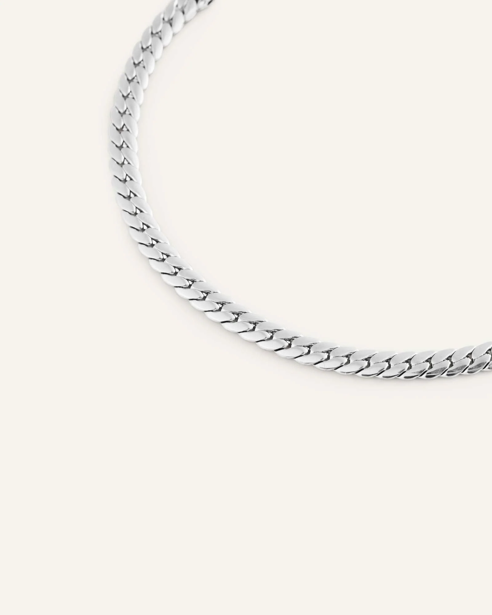 Serpentine Chain Steel Bracelet - Image 5
