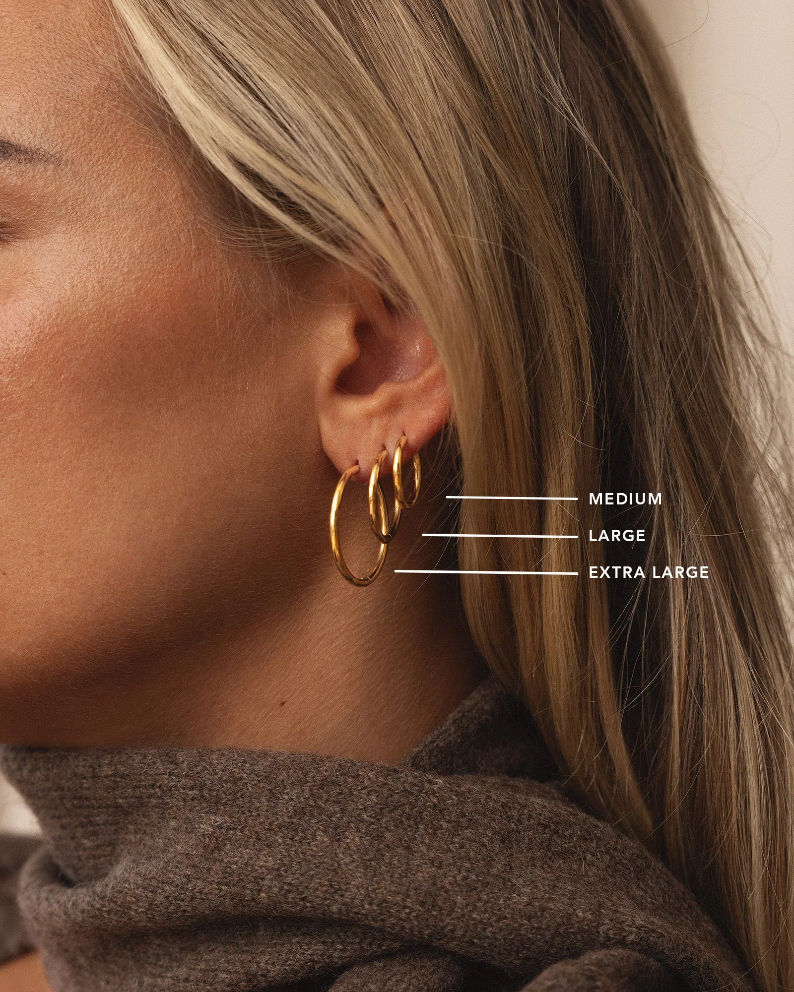 Slim Extra Large Hoops - Image 7