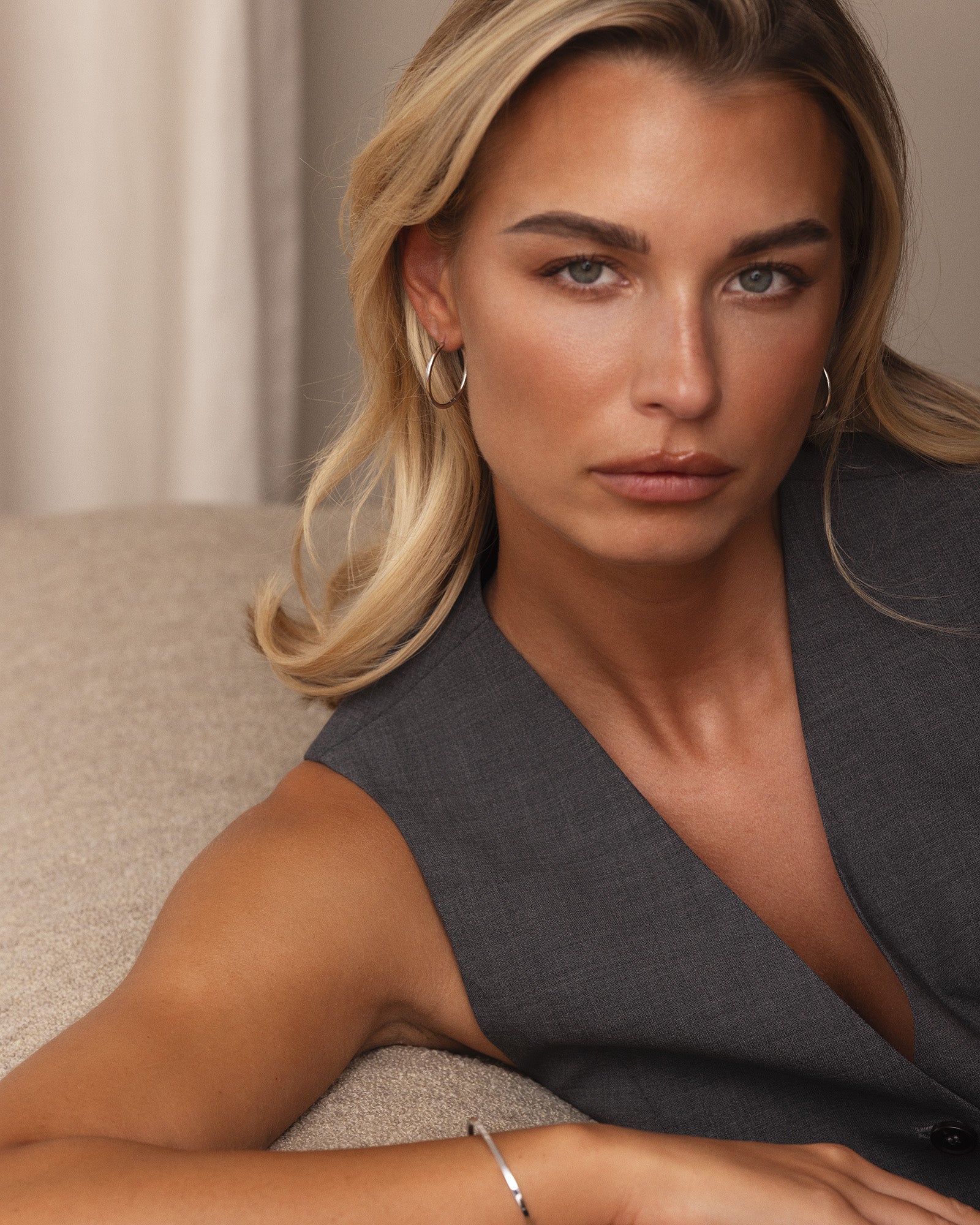 Slim Extra Large Hoops - Image 2
