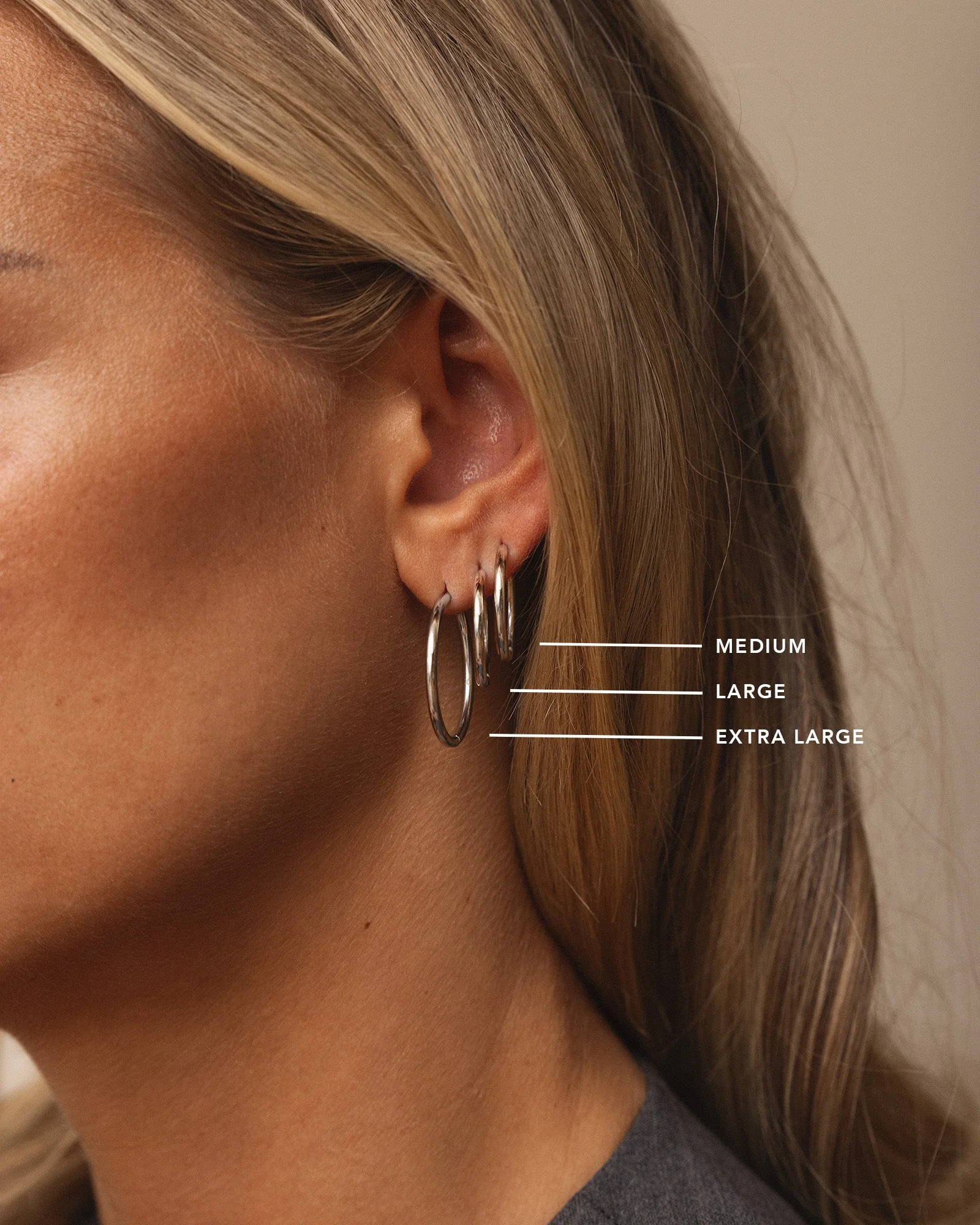 Slim Extra Large Hoops - Image 7
