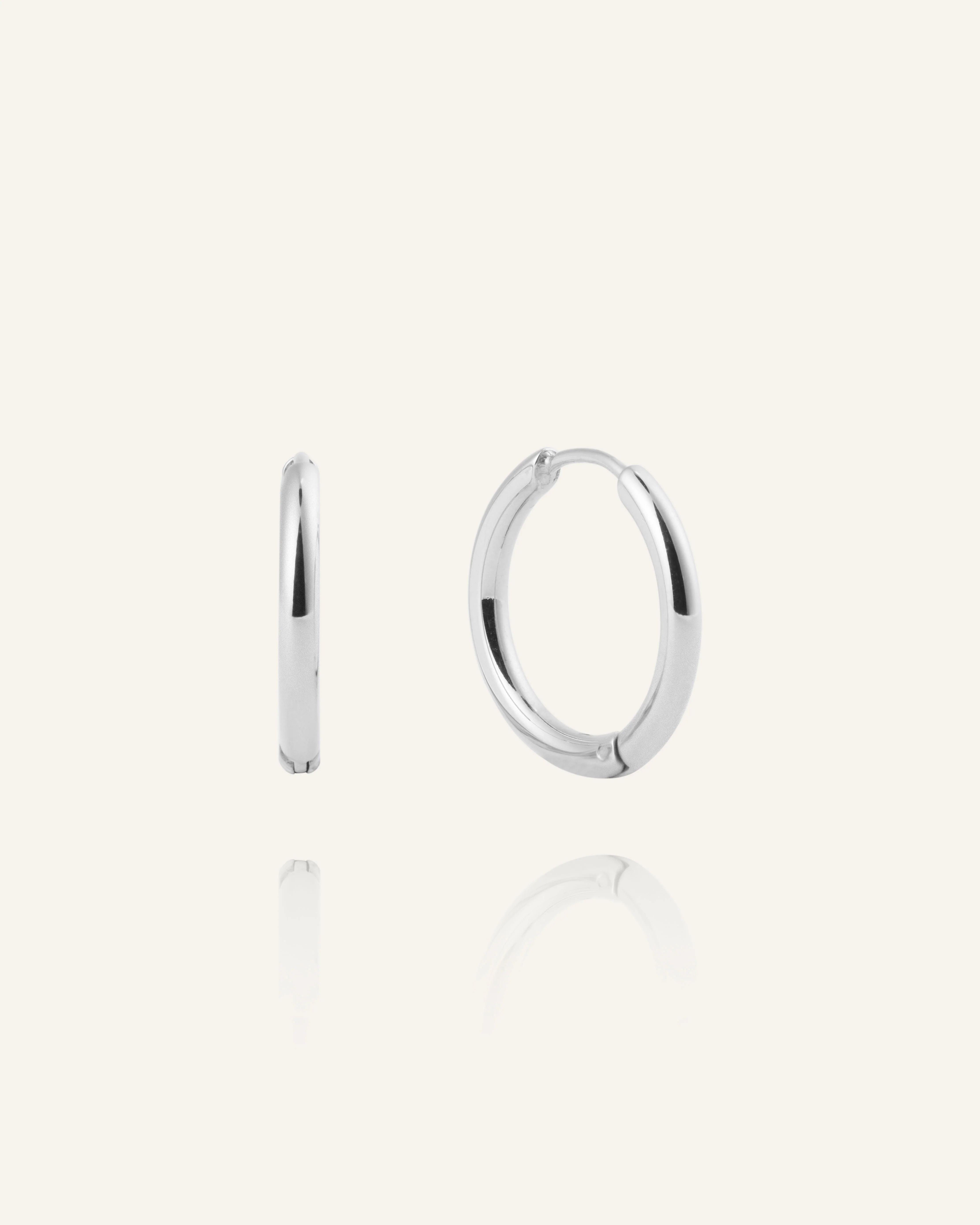 Slim Medium Hoops