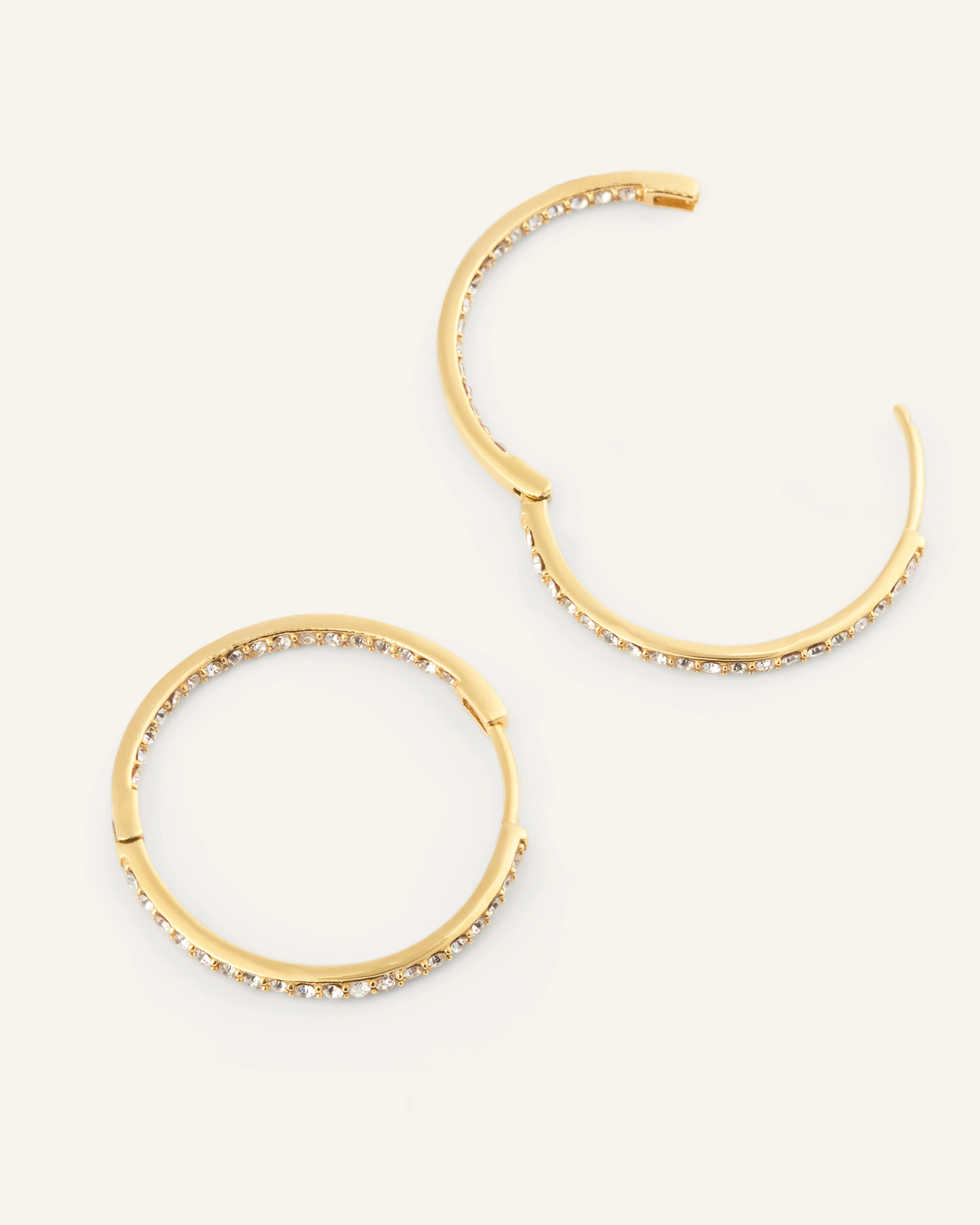 Sparkle Extra Large Hoops - Image 5