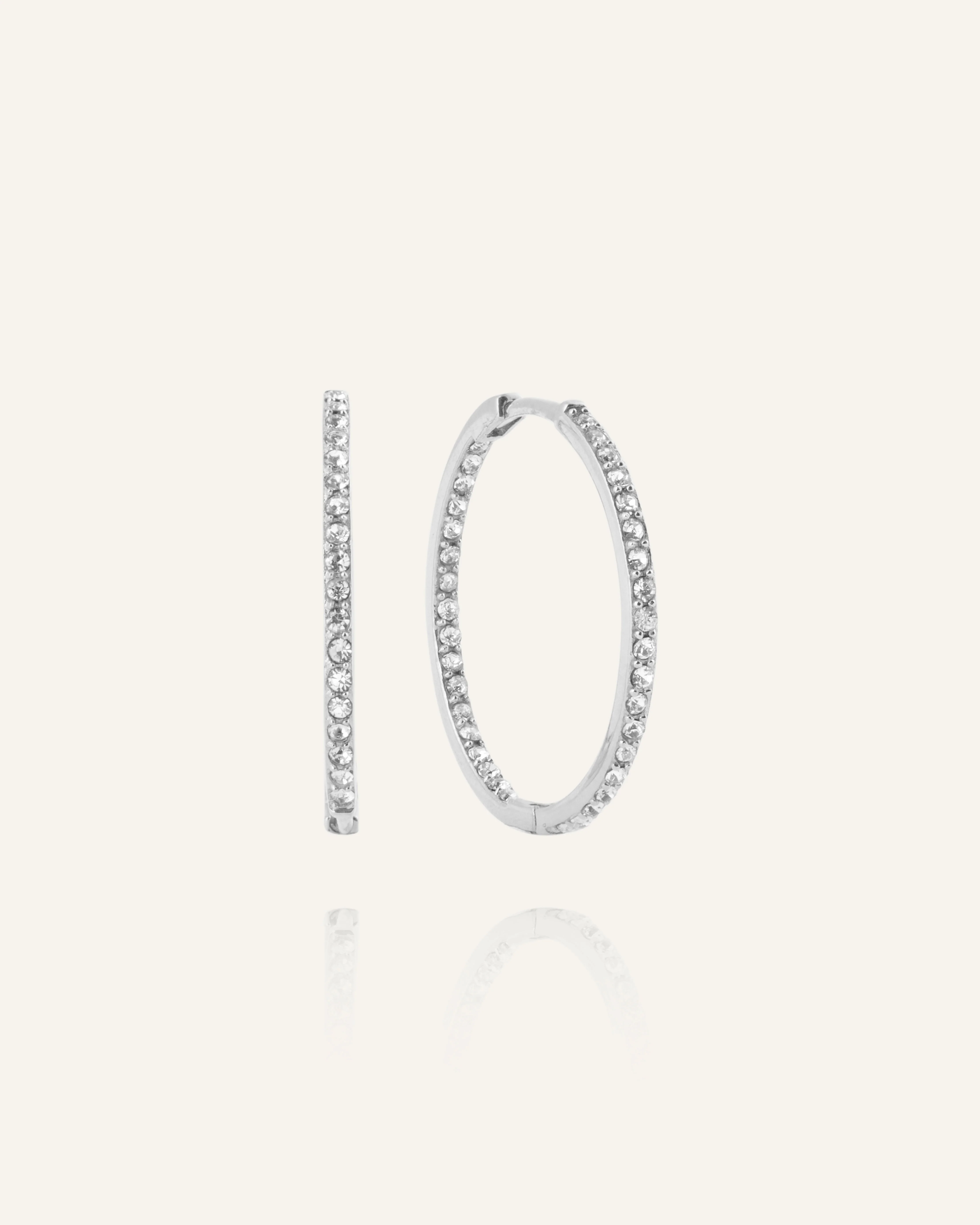 Sparkle Extra Large Hoops