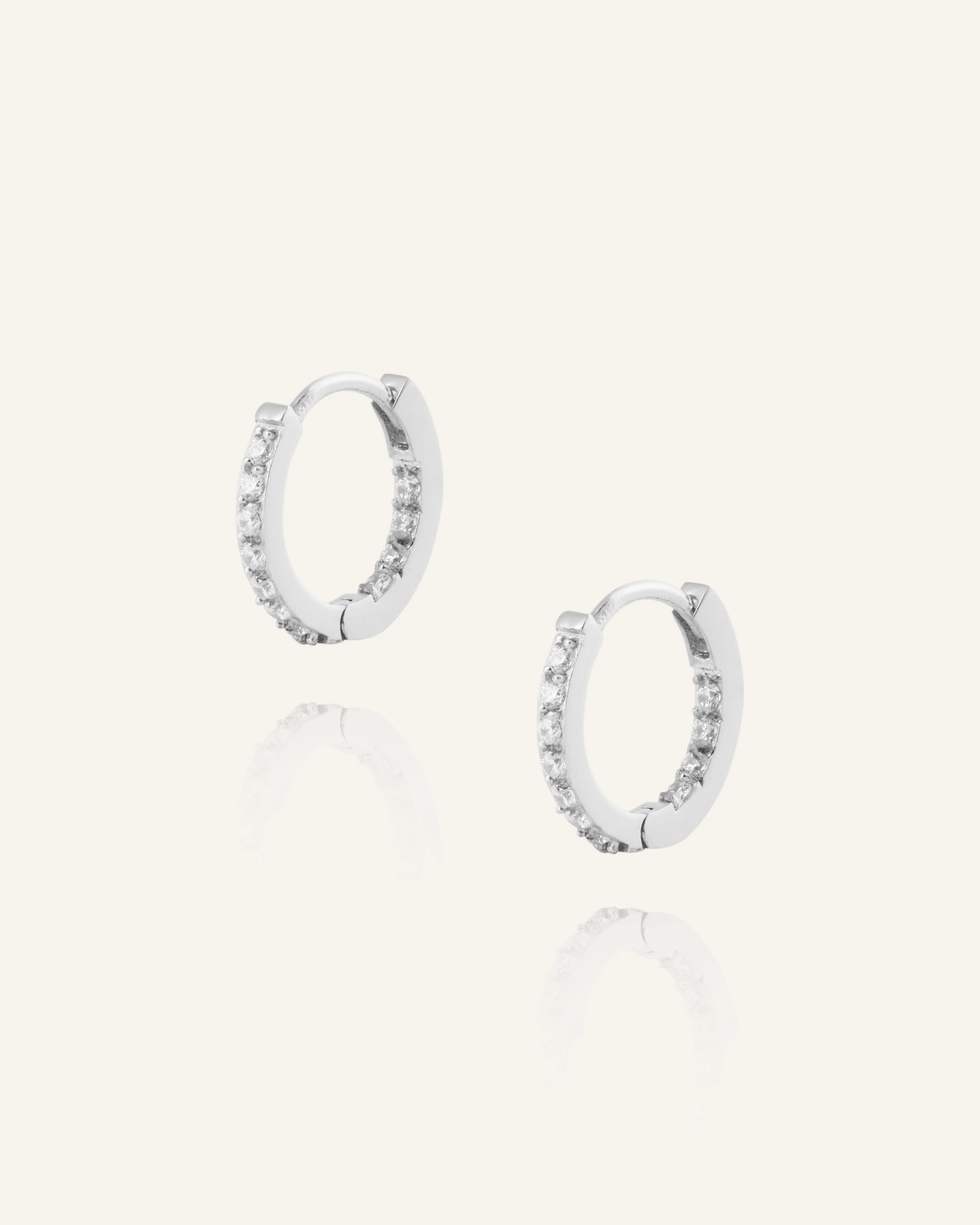 Sparkle Small Hoops - Image 4