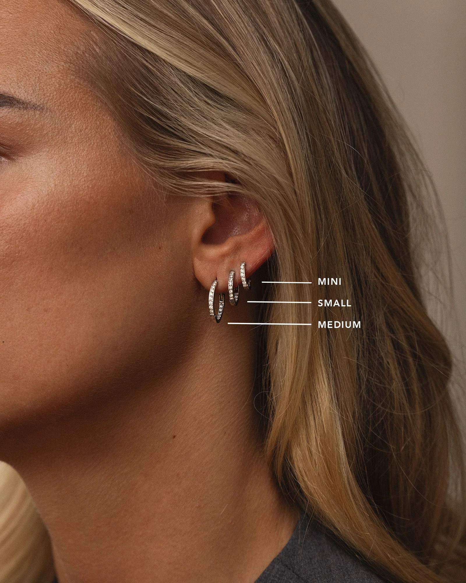 Sparkle Small Hoops - Image 7